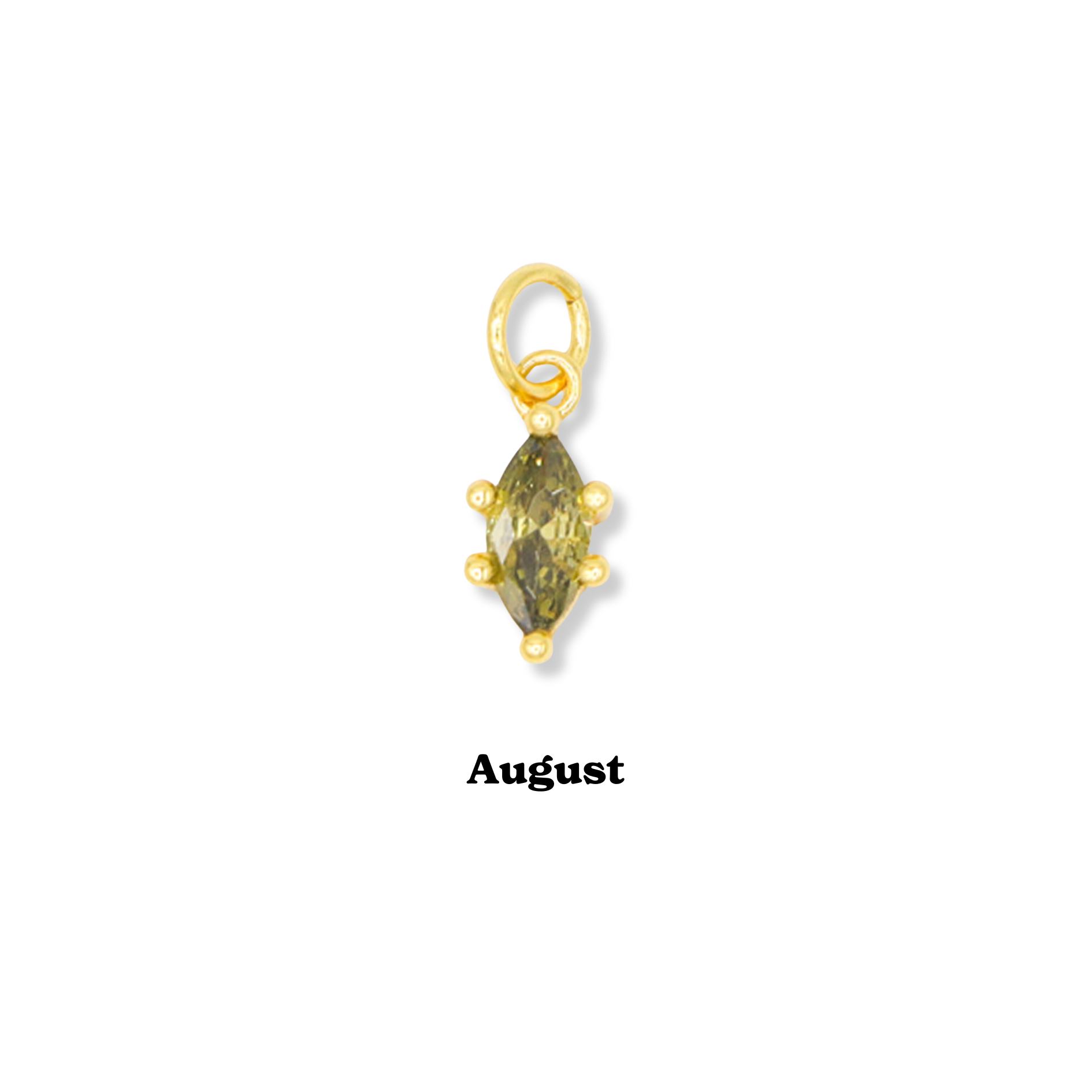Marquis Birthstone Charm