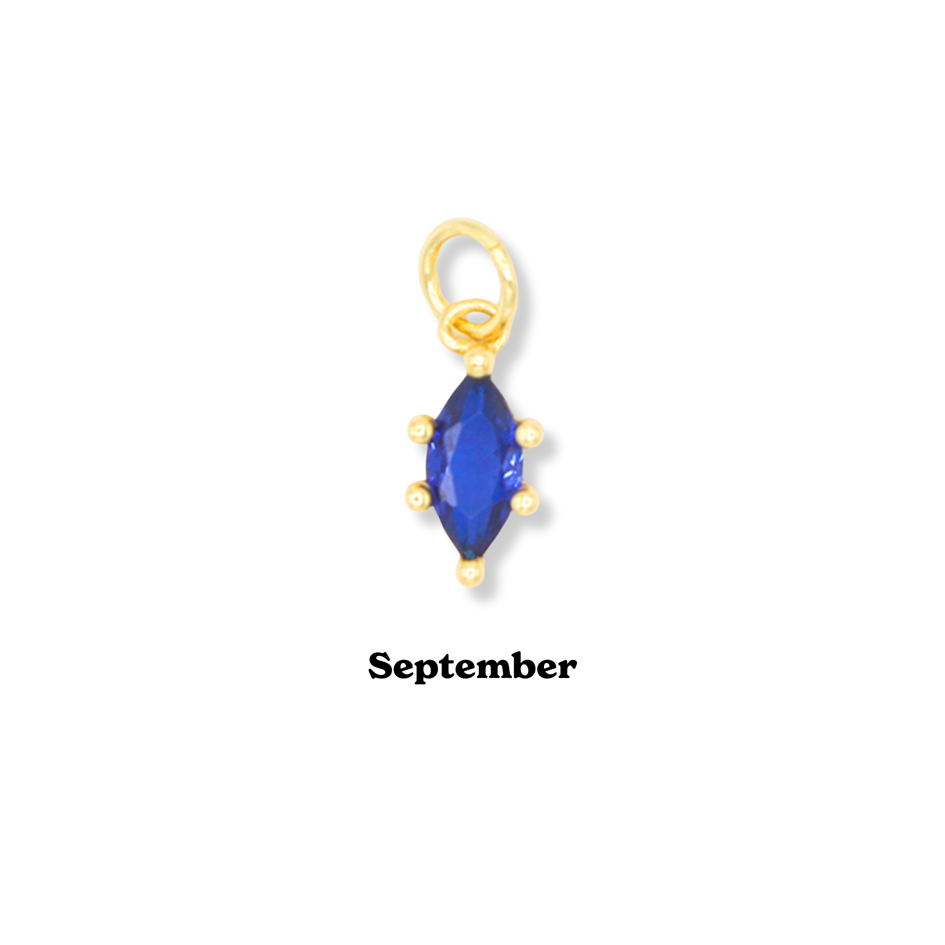 Marquis Birthstone Charm