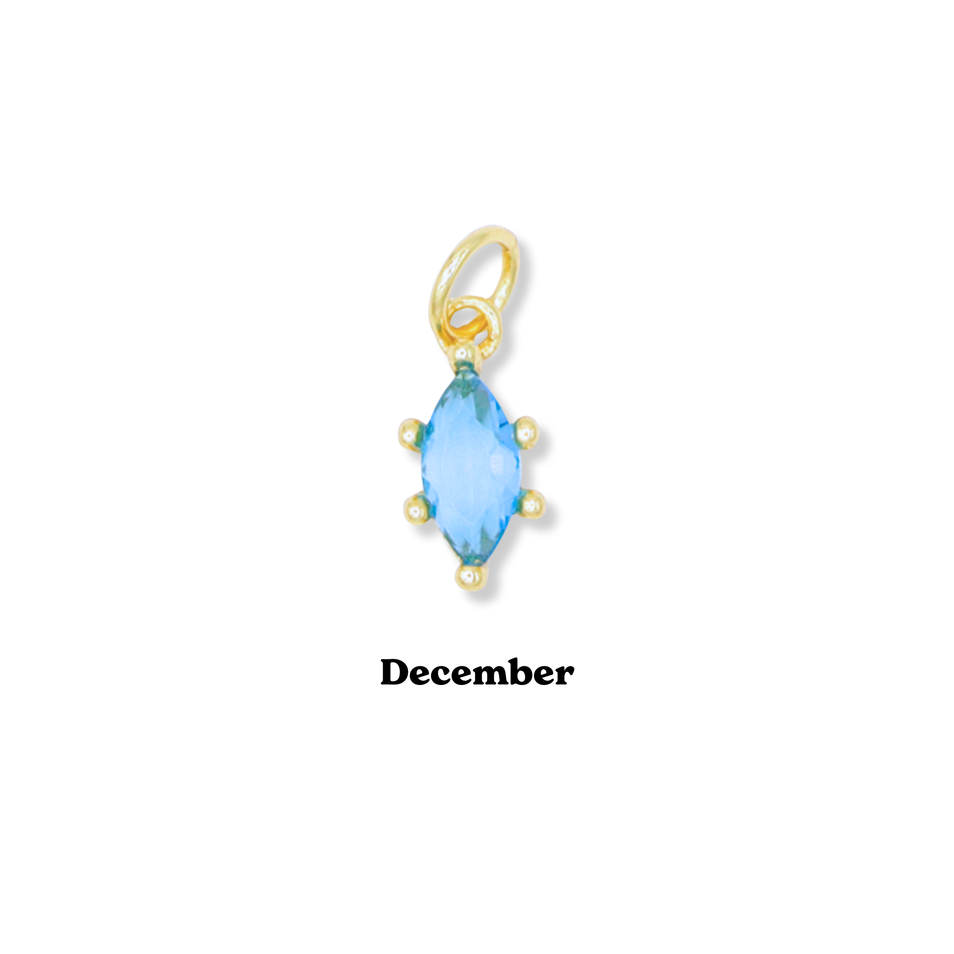 Marquis Birthstone Charm