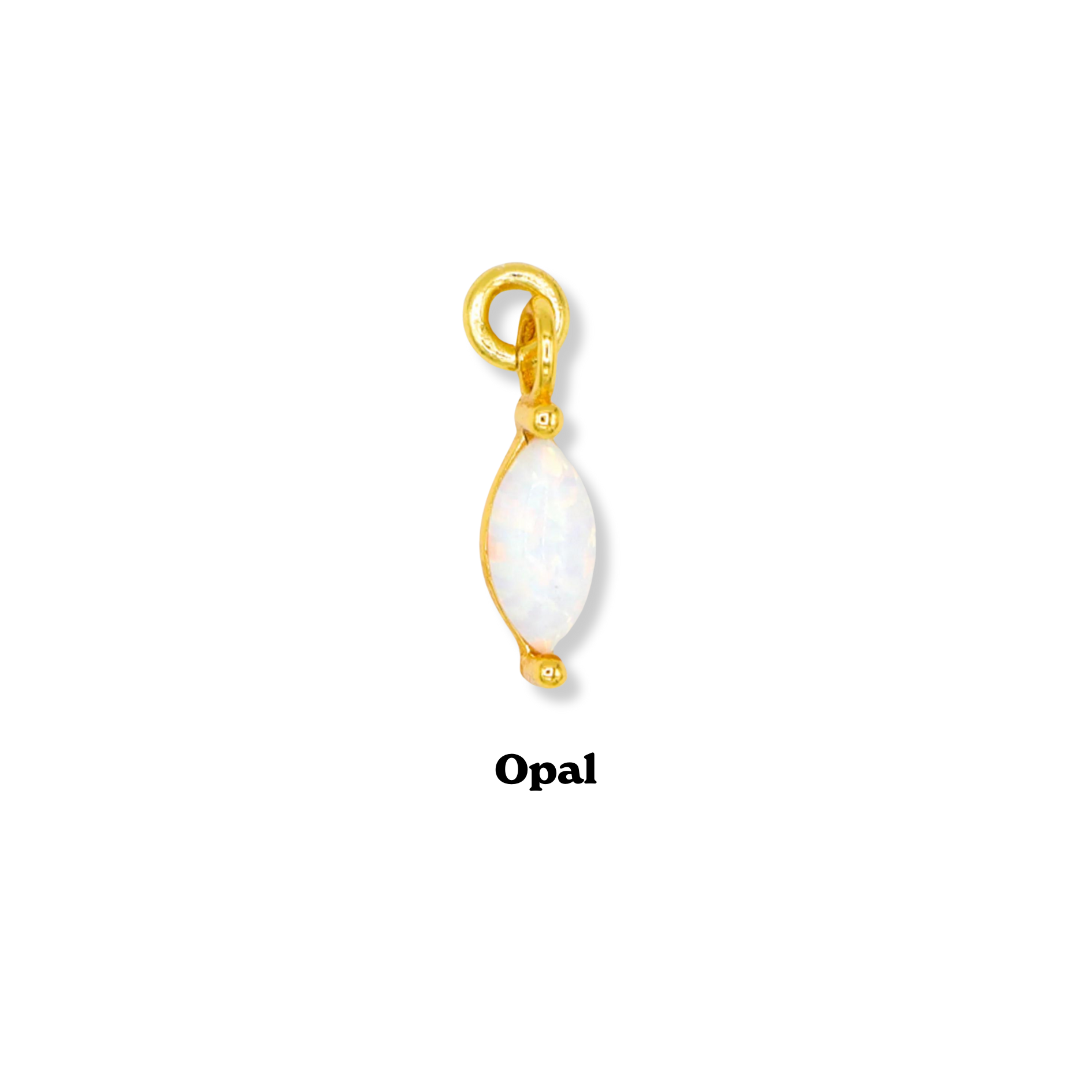 Marquis Birthstone Charm
