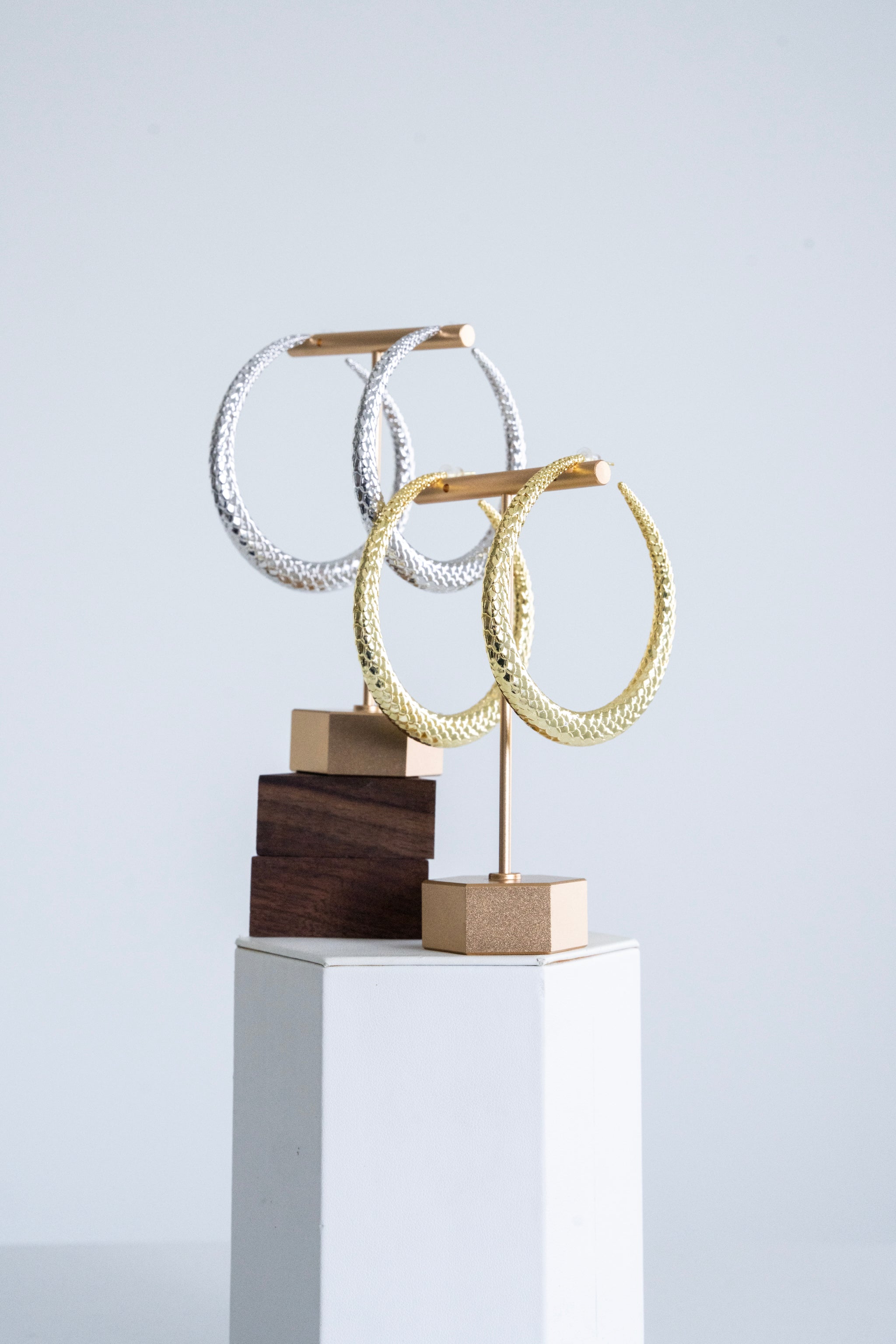 054 Snake Skin Hoop
