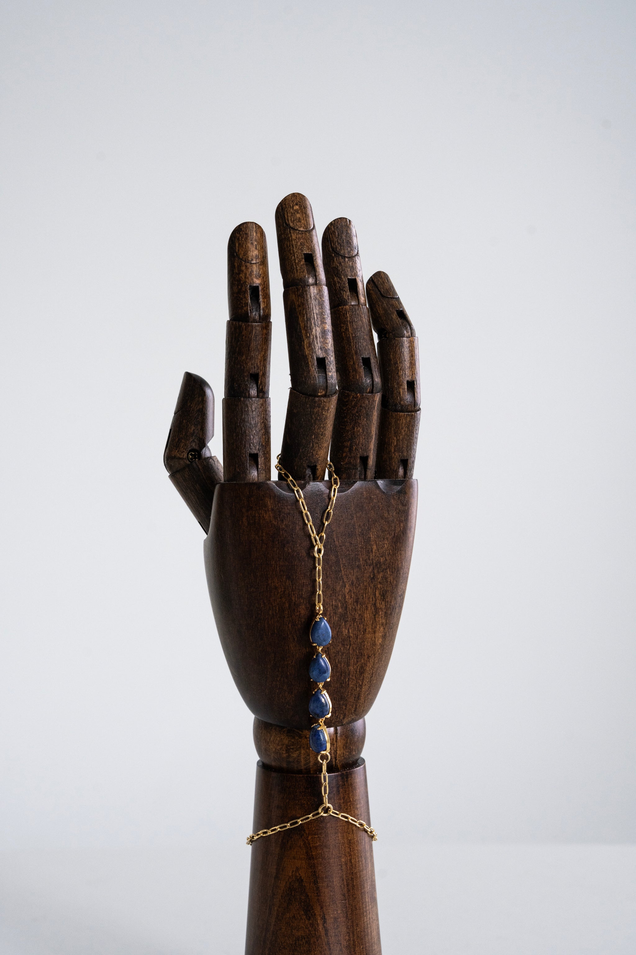 One of a Kind #41 Lapis Hand Chain
