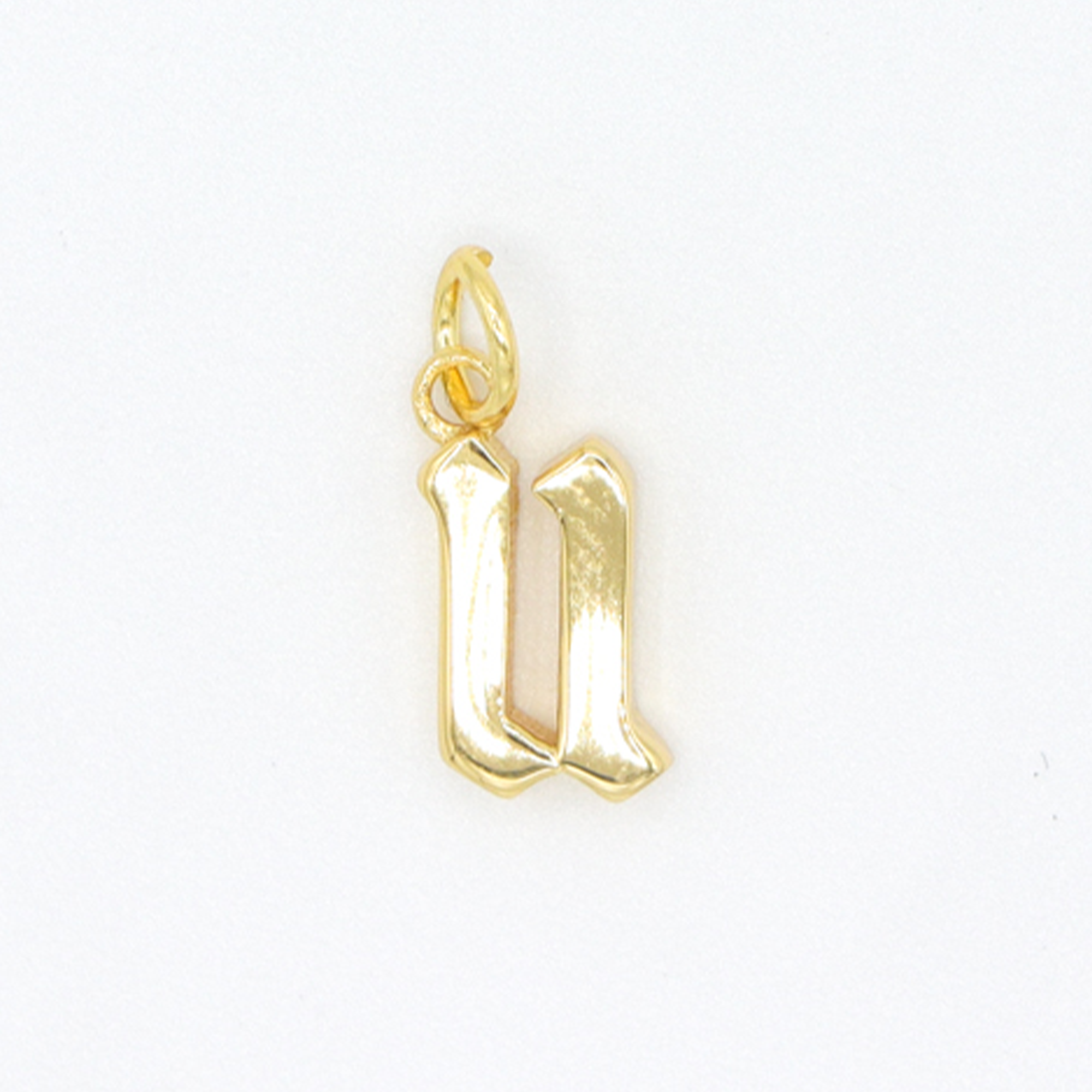 Arial & Old English Letter Charms