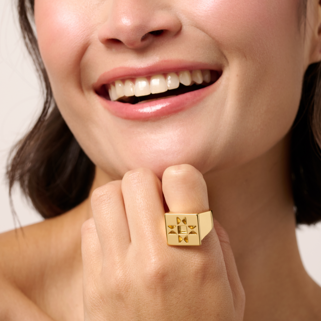 Oberlin Star Signet Ring