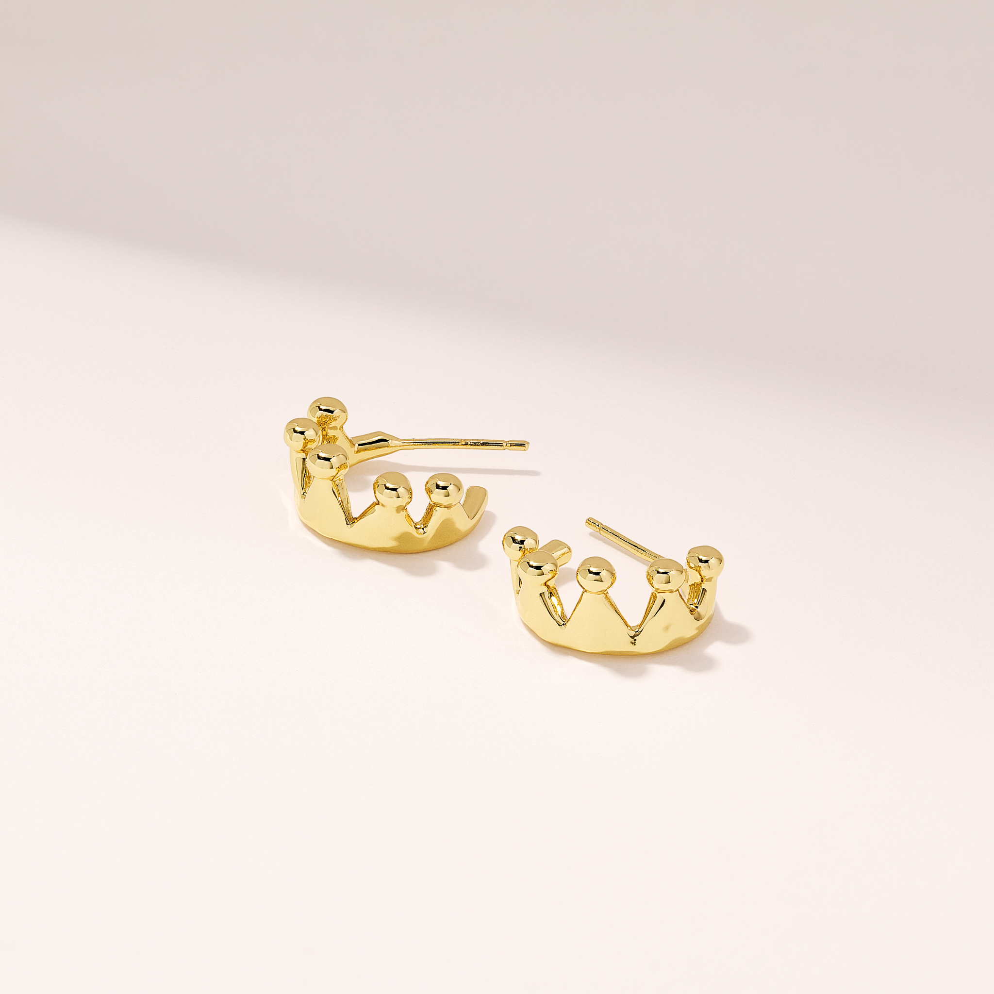 Mini Crown Earrings