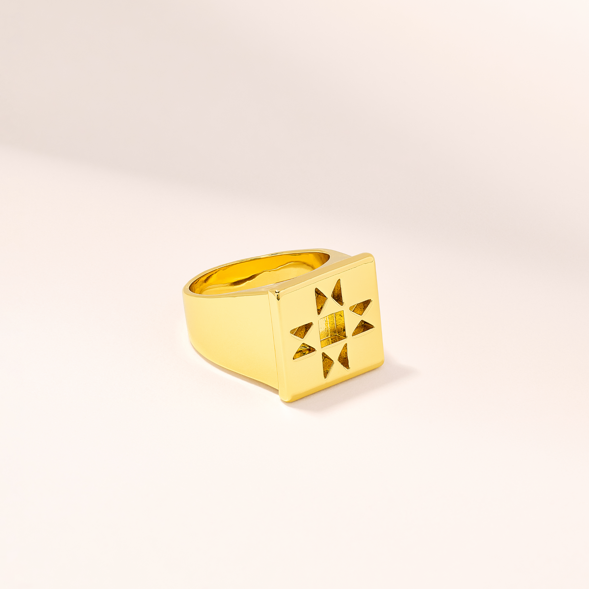 Oberlin Star Signet Ring