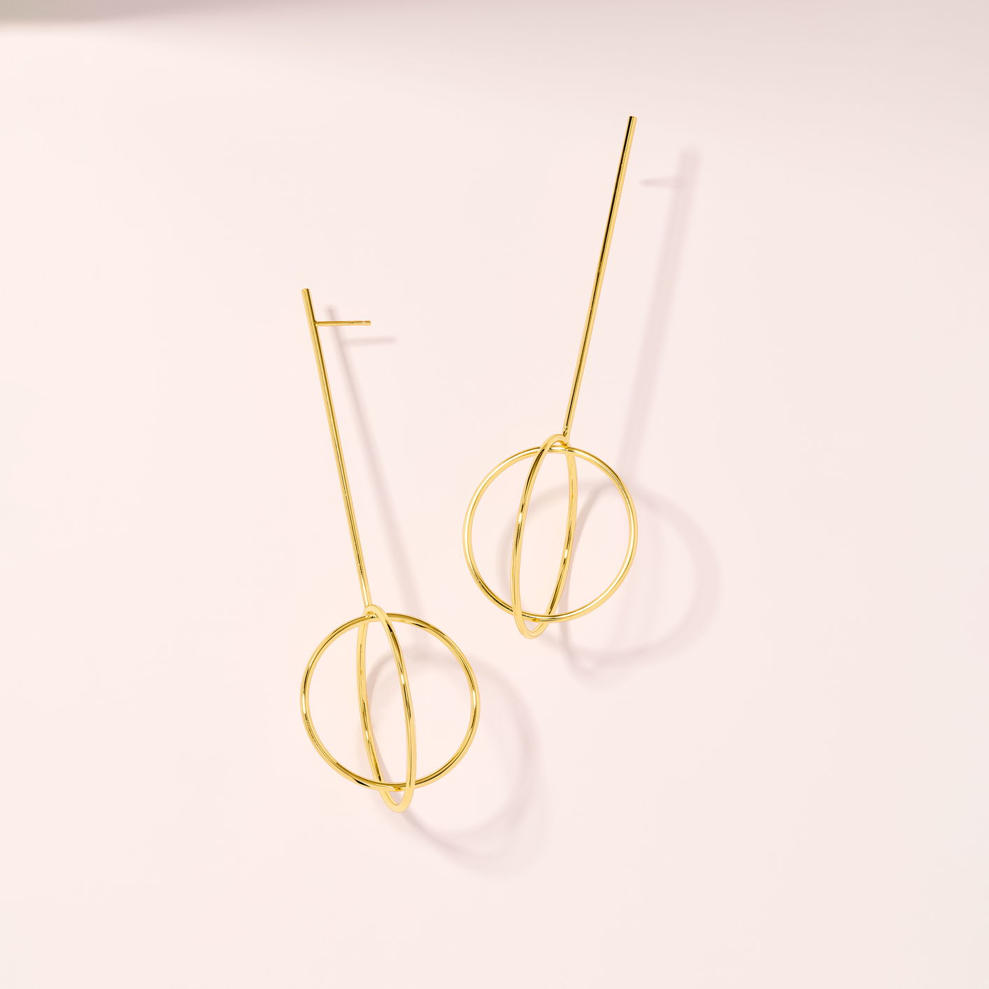 Drop Sphere Earrings