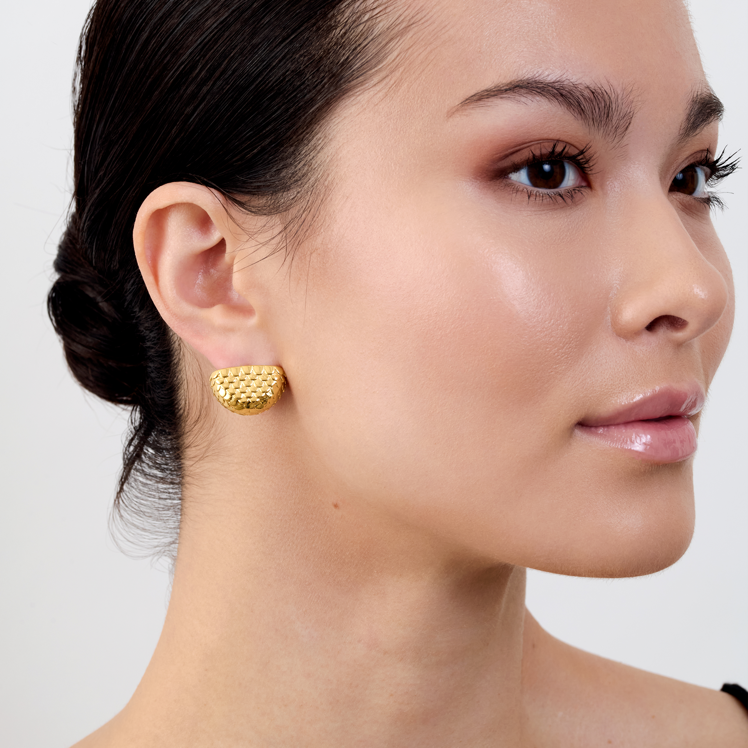 Snake Skin Ear Lobe Cuff