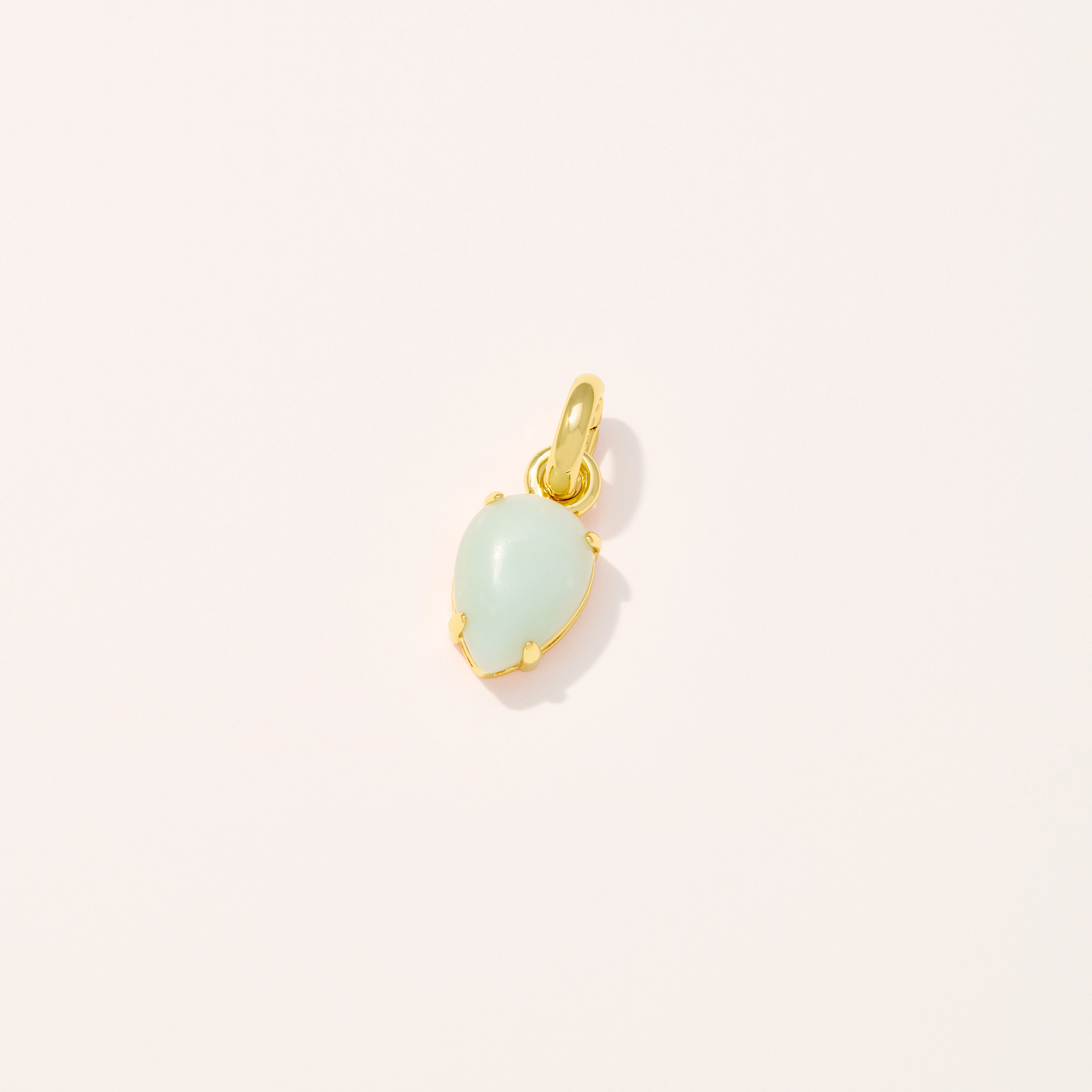 Amazonite Teardrop Charm
