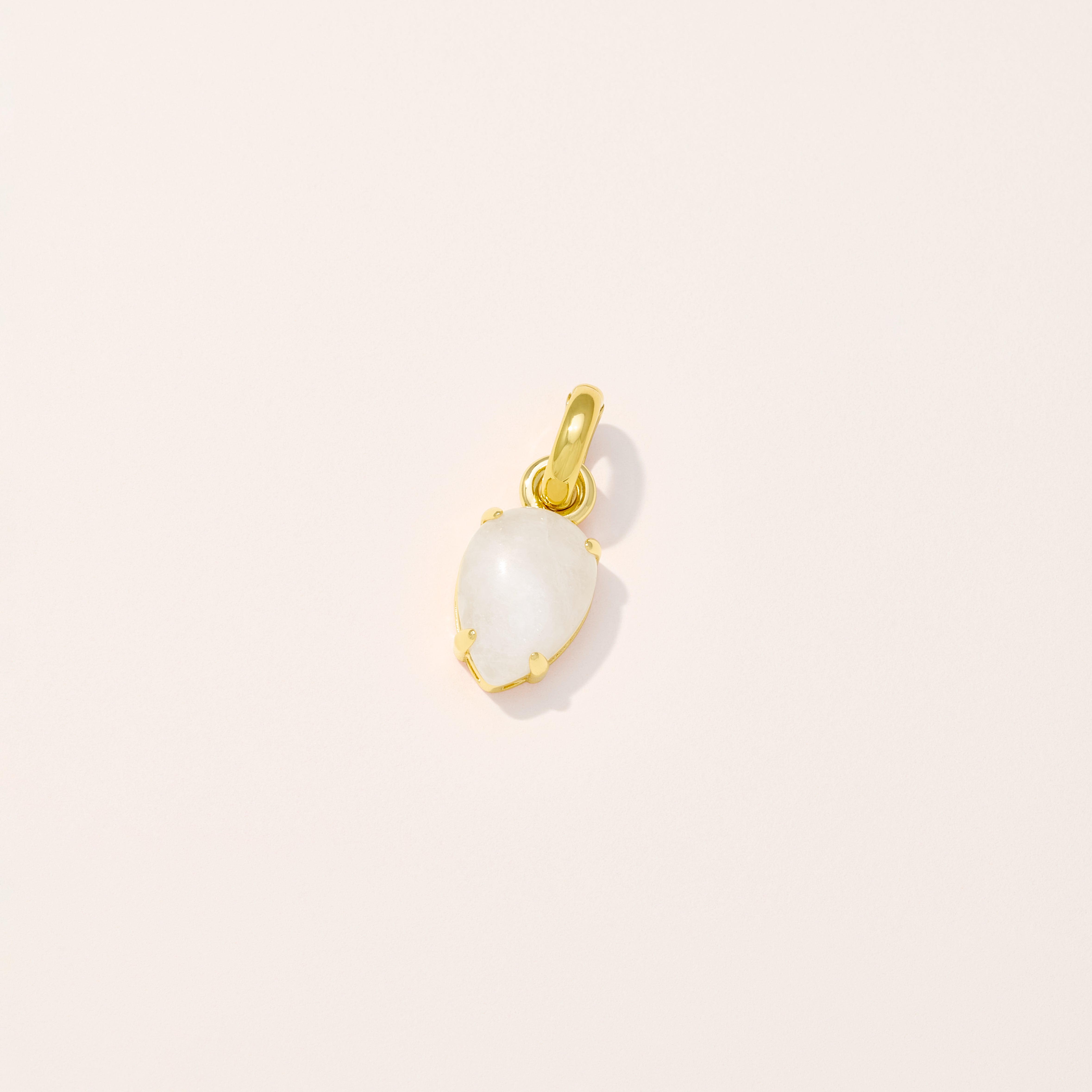 Moonstone Teardrop Charm