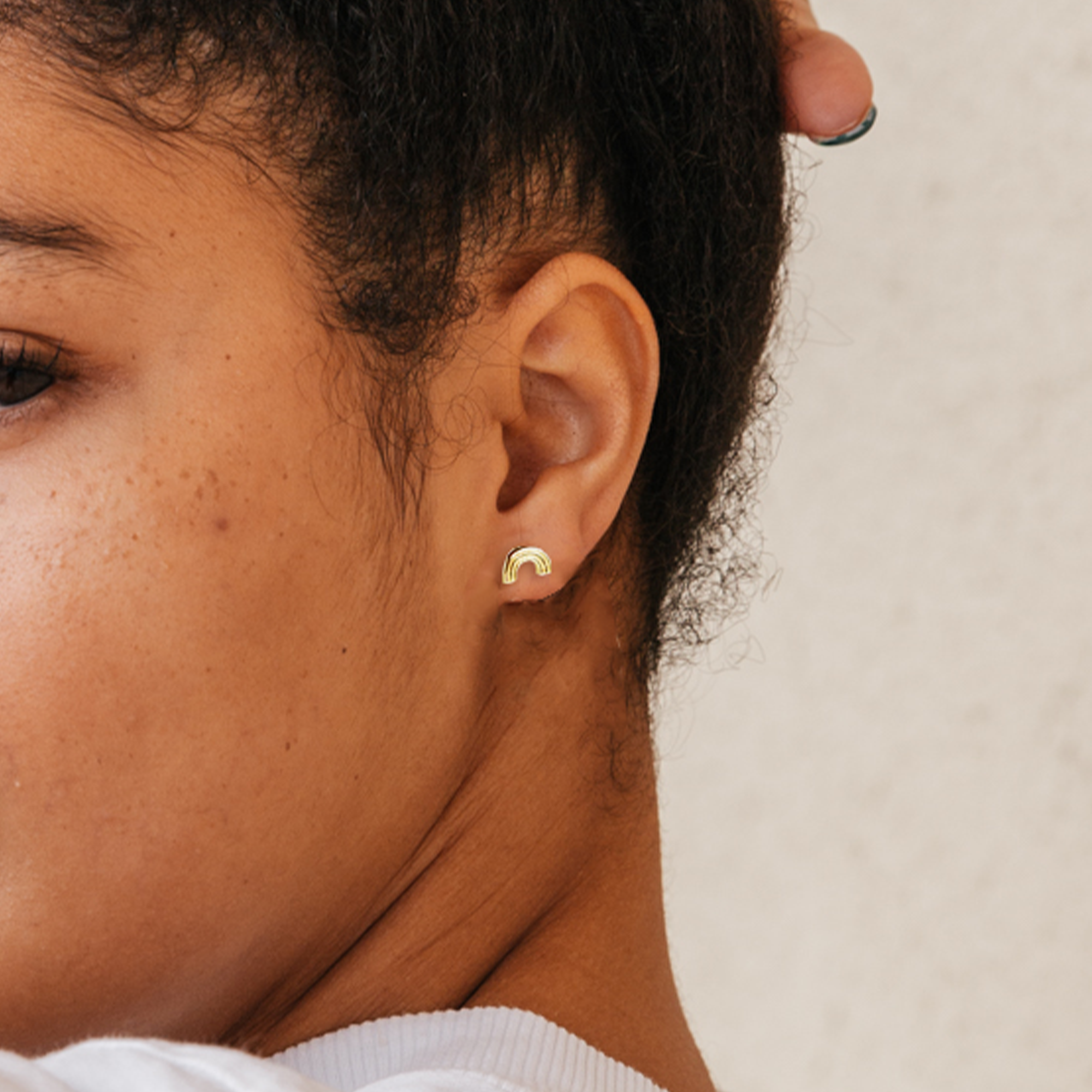 Rainbow Stud Earrings
