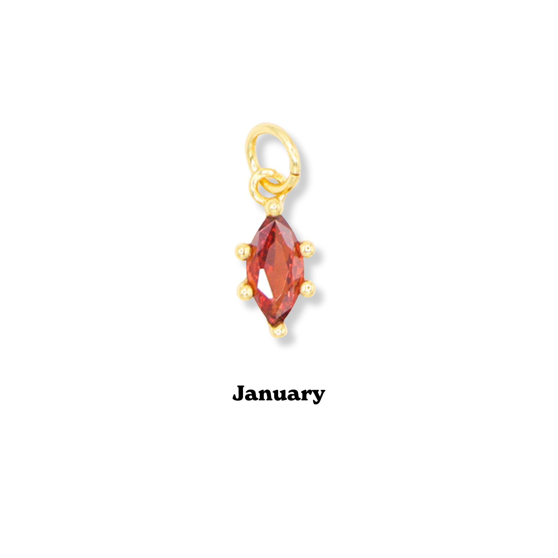 Marquis Birthstone Charm