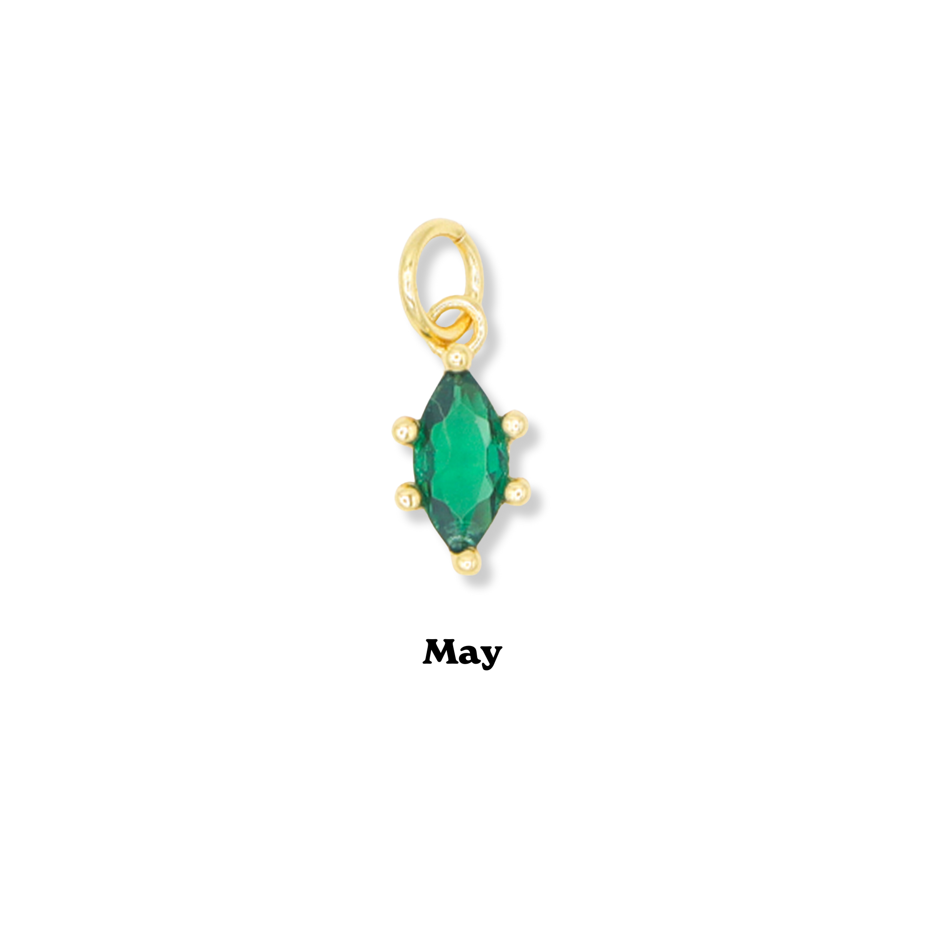 Marquis Birthstone Charm