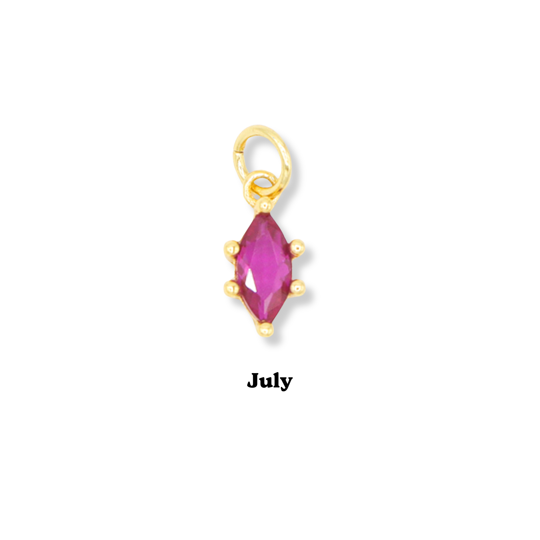 Marquis Birthstone Charm