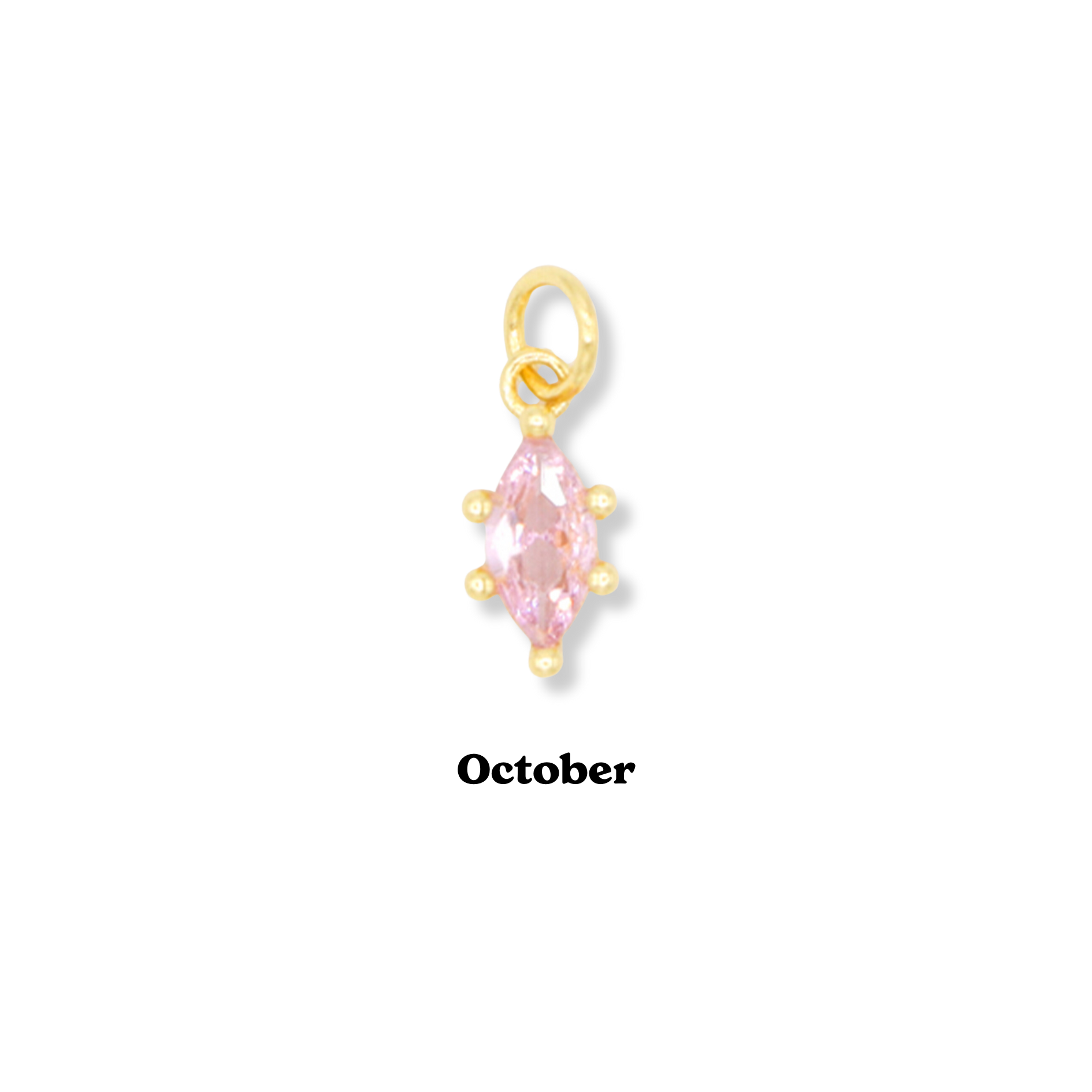 Marquis Birthstone Charm