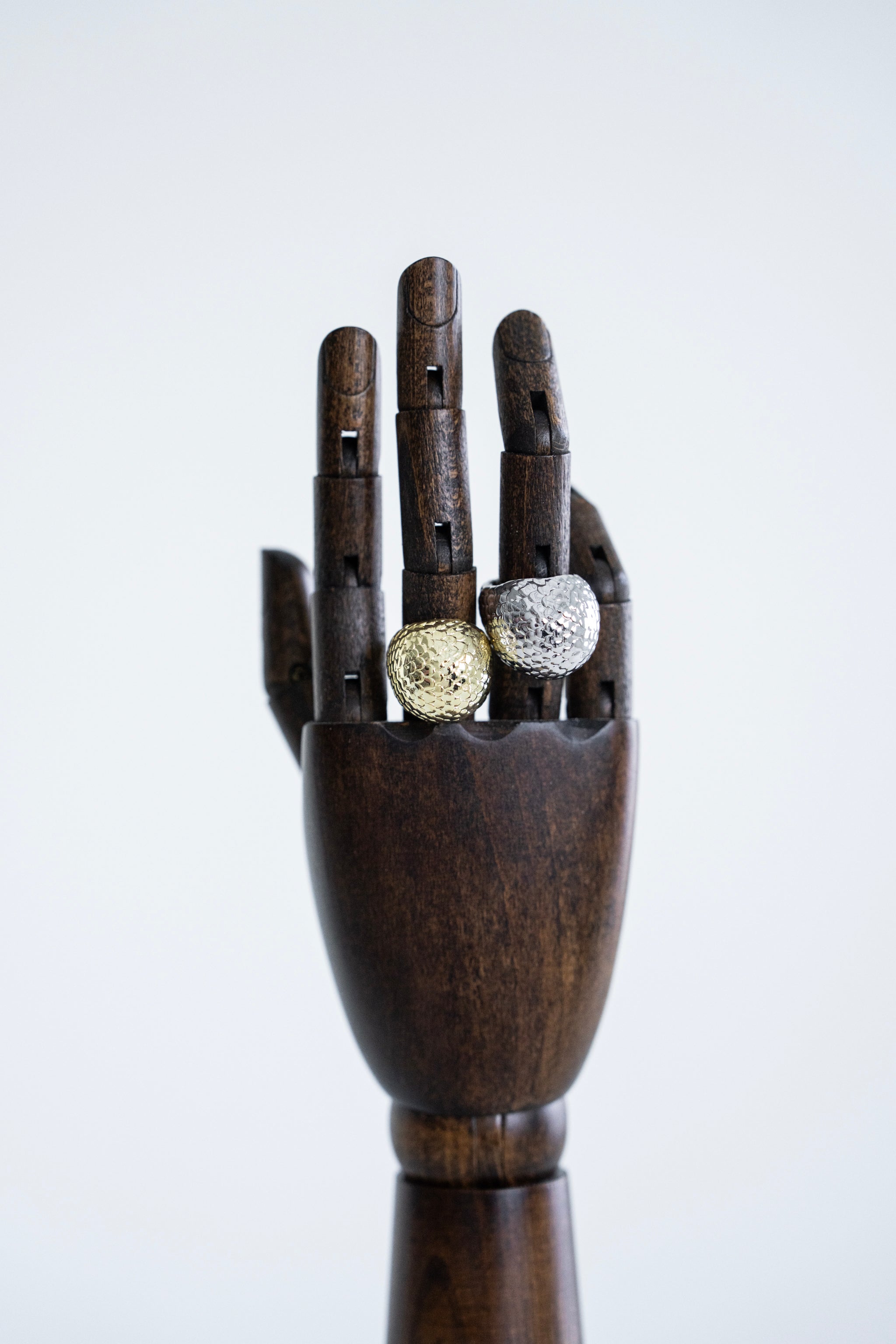 001 Snake Skin Dome Ring