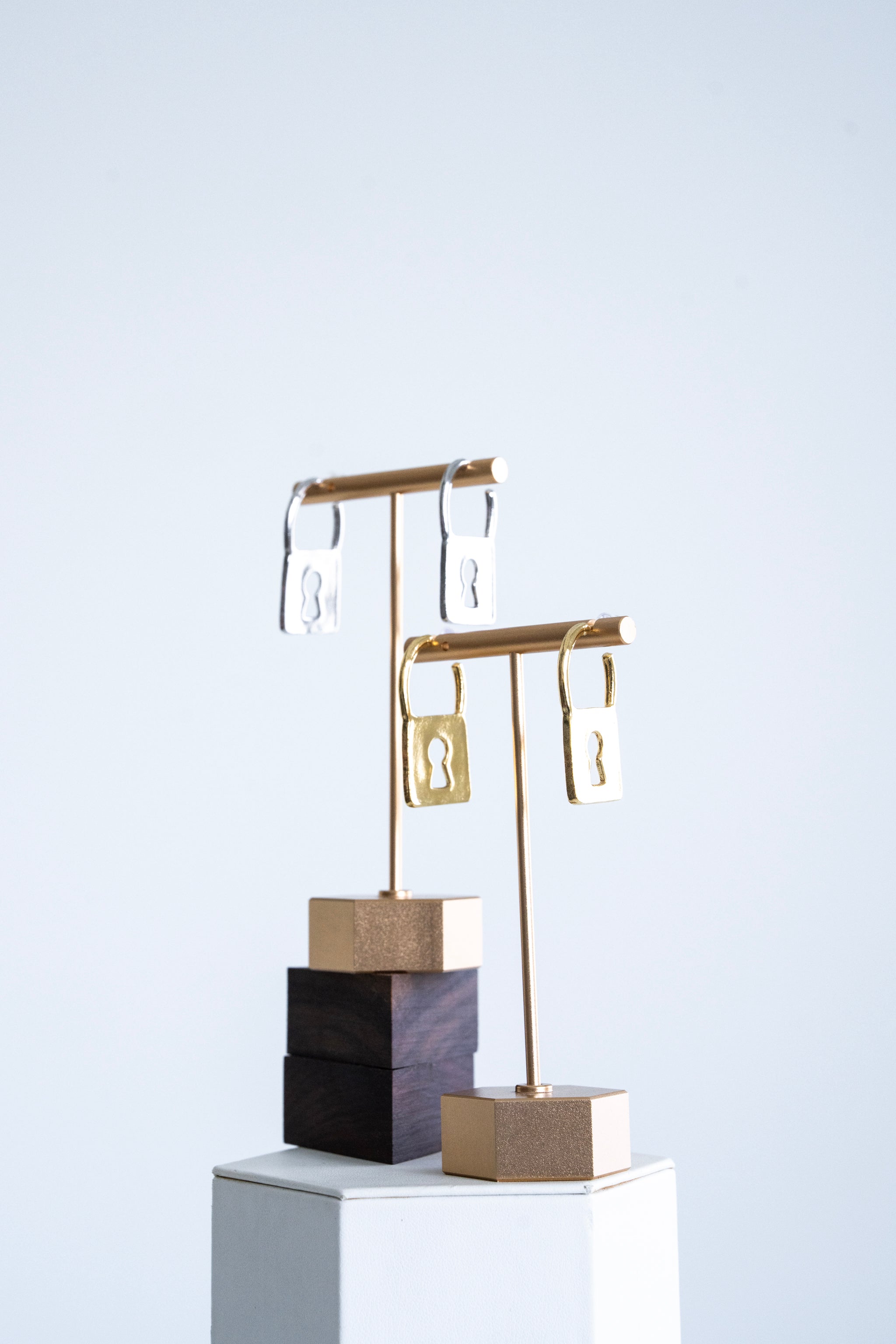 024 Large Lock Earring