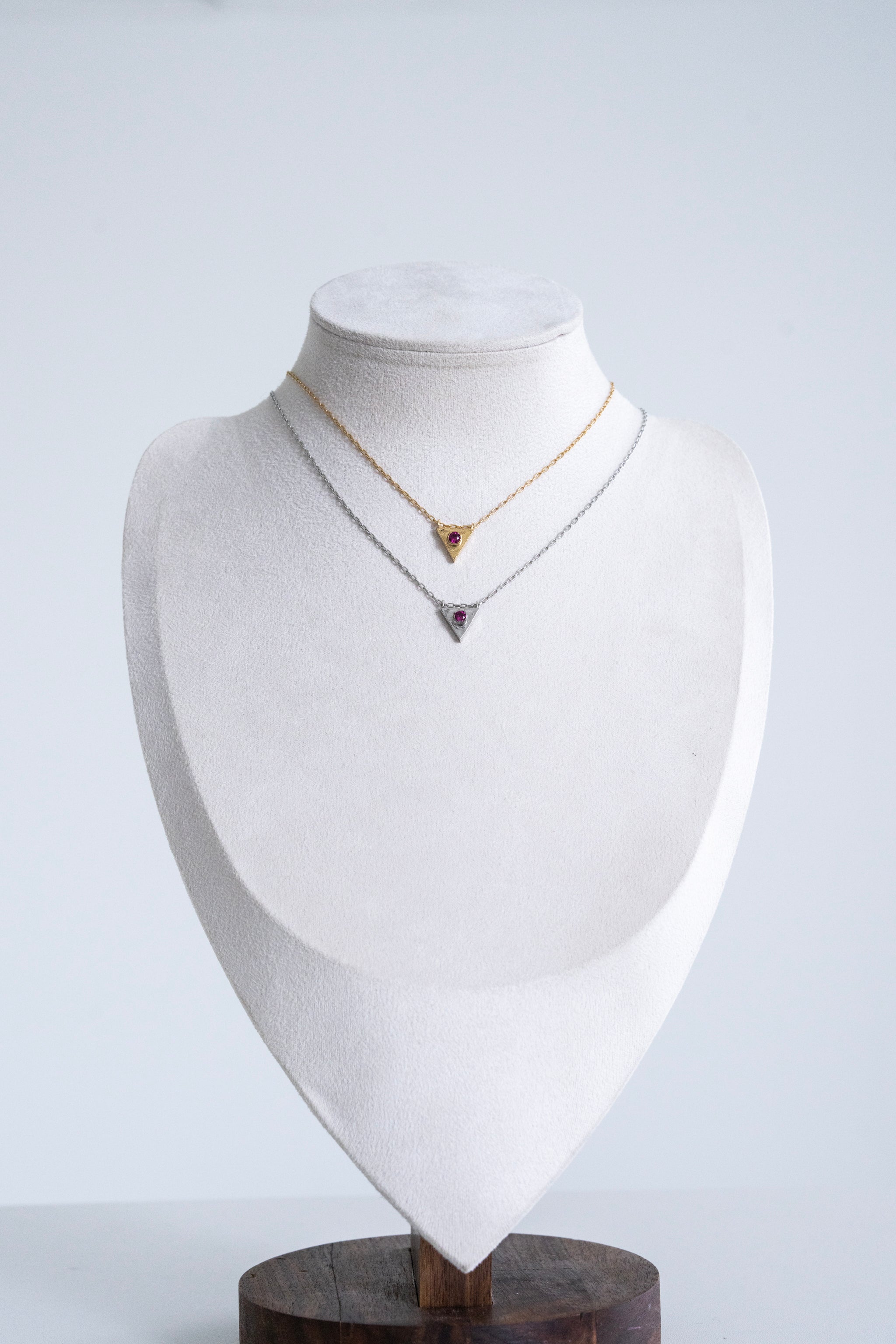 065 Birthstone Necklace July - Ruby