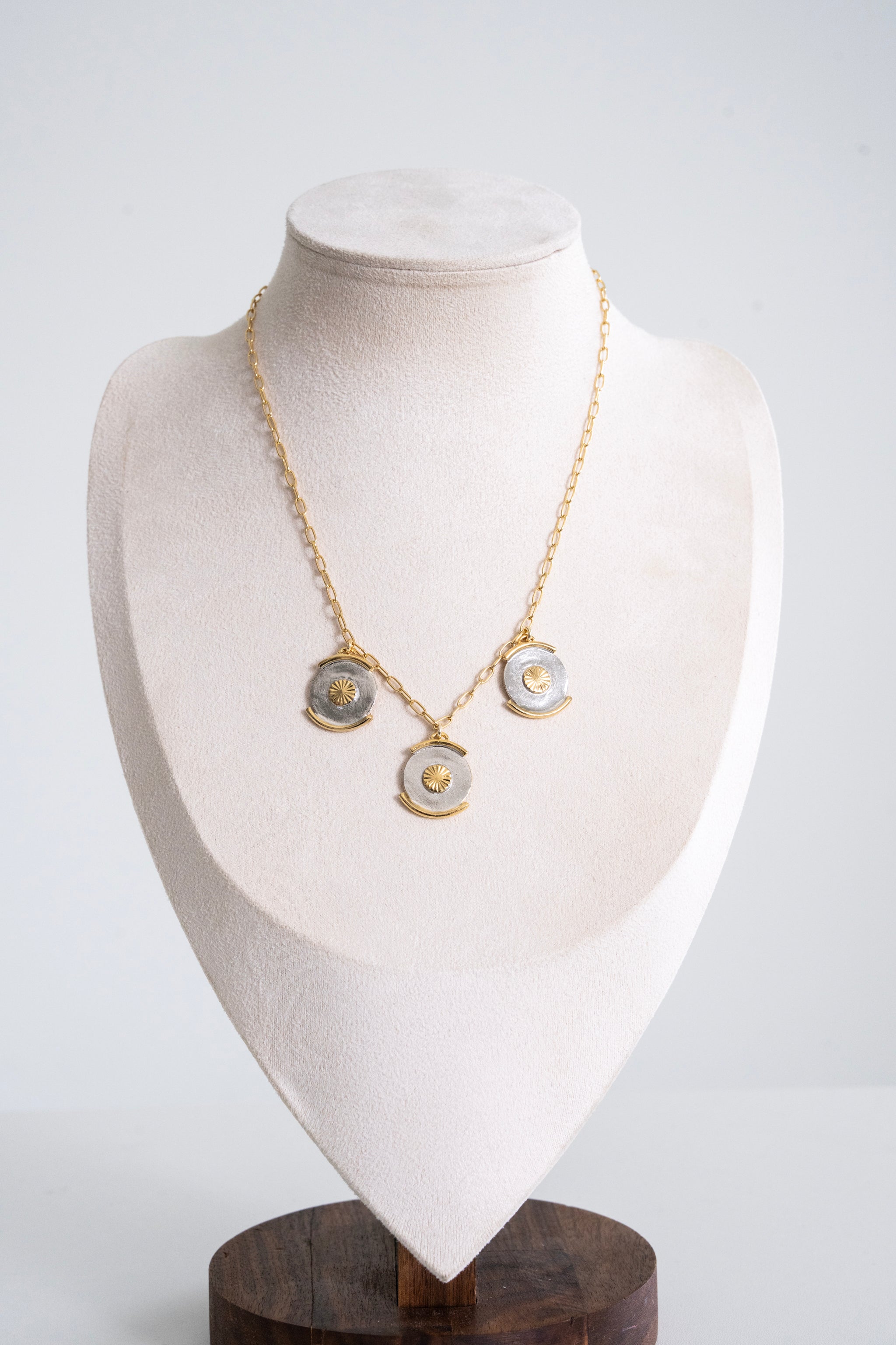 One of a Kind #30 3 Evil Eye Necklace