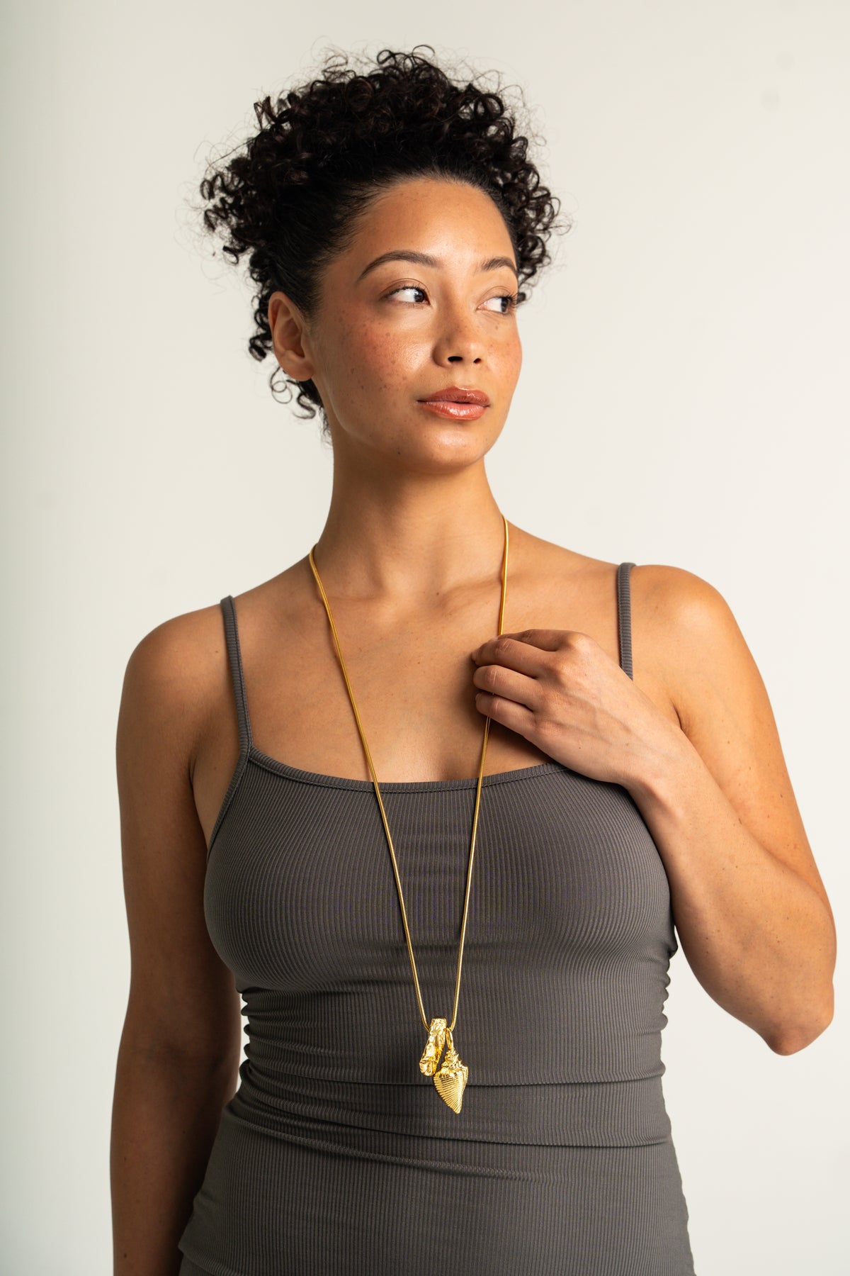 Whisper & Hag Stone Necklace