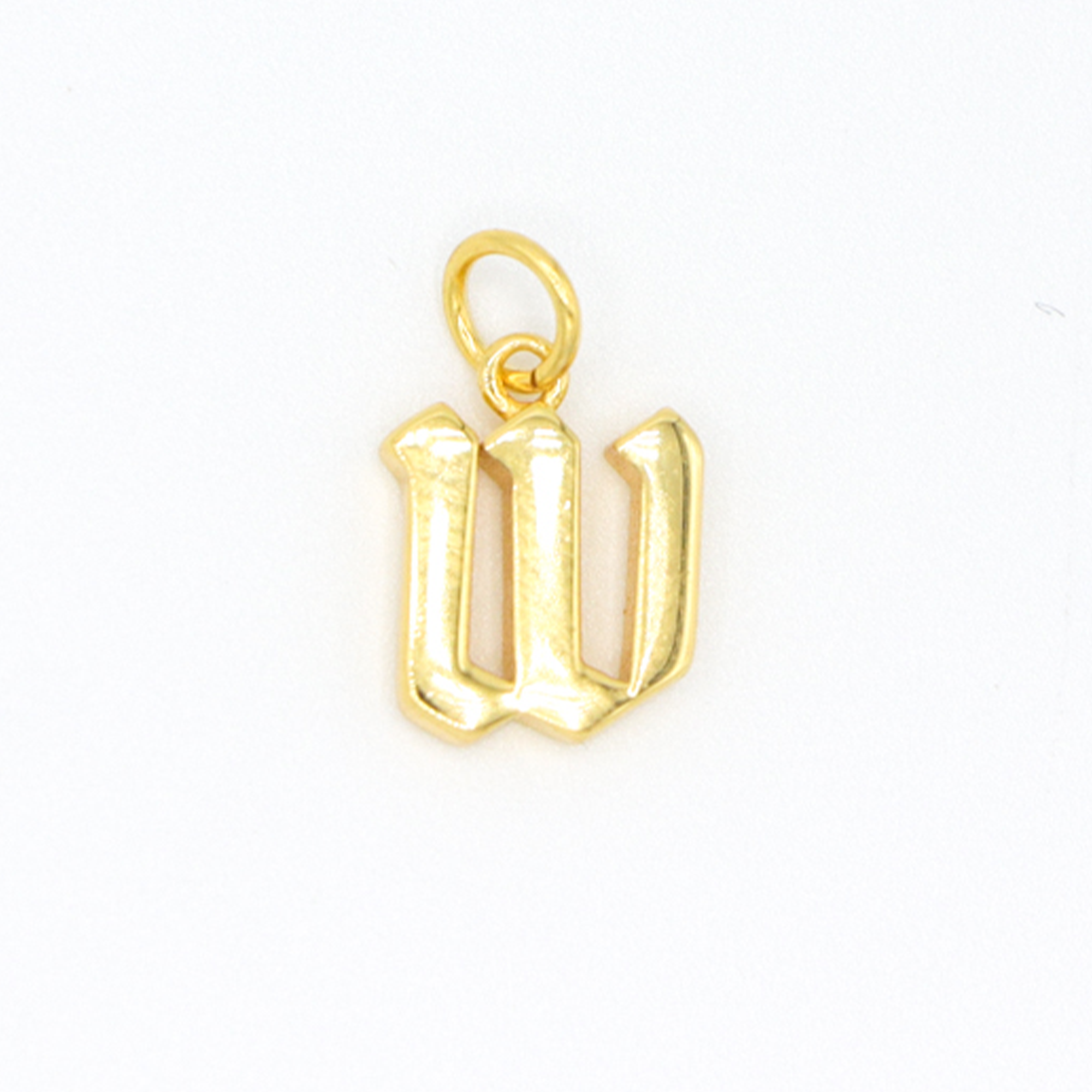 Arial & Old English Letter Charms