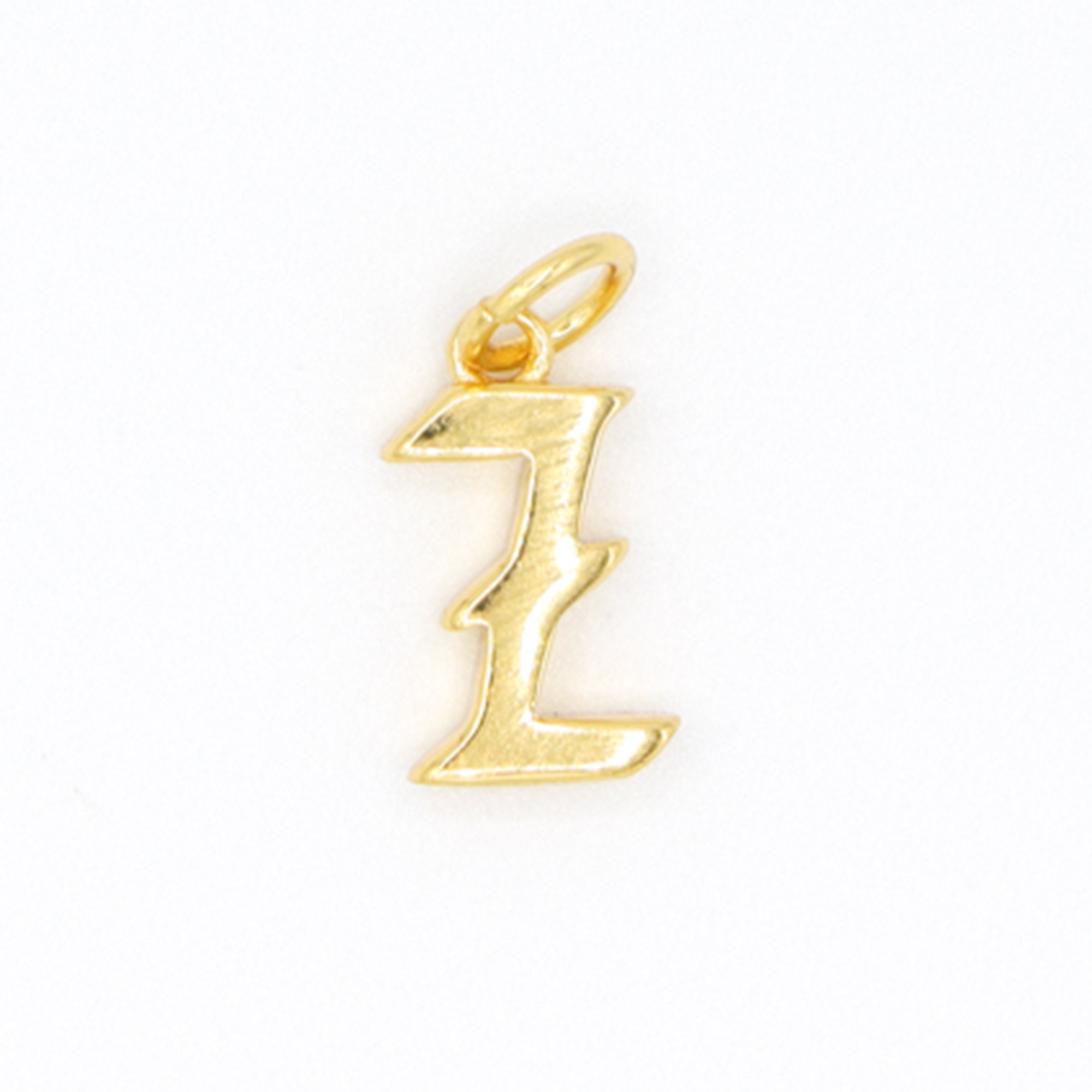 Arial & Old English Letter Charms
