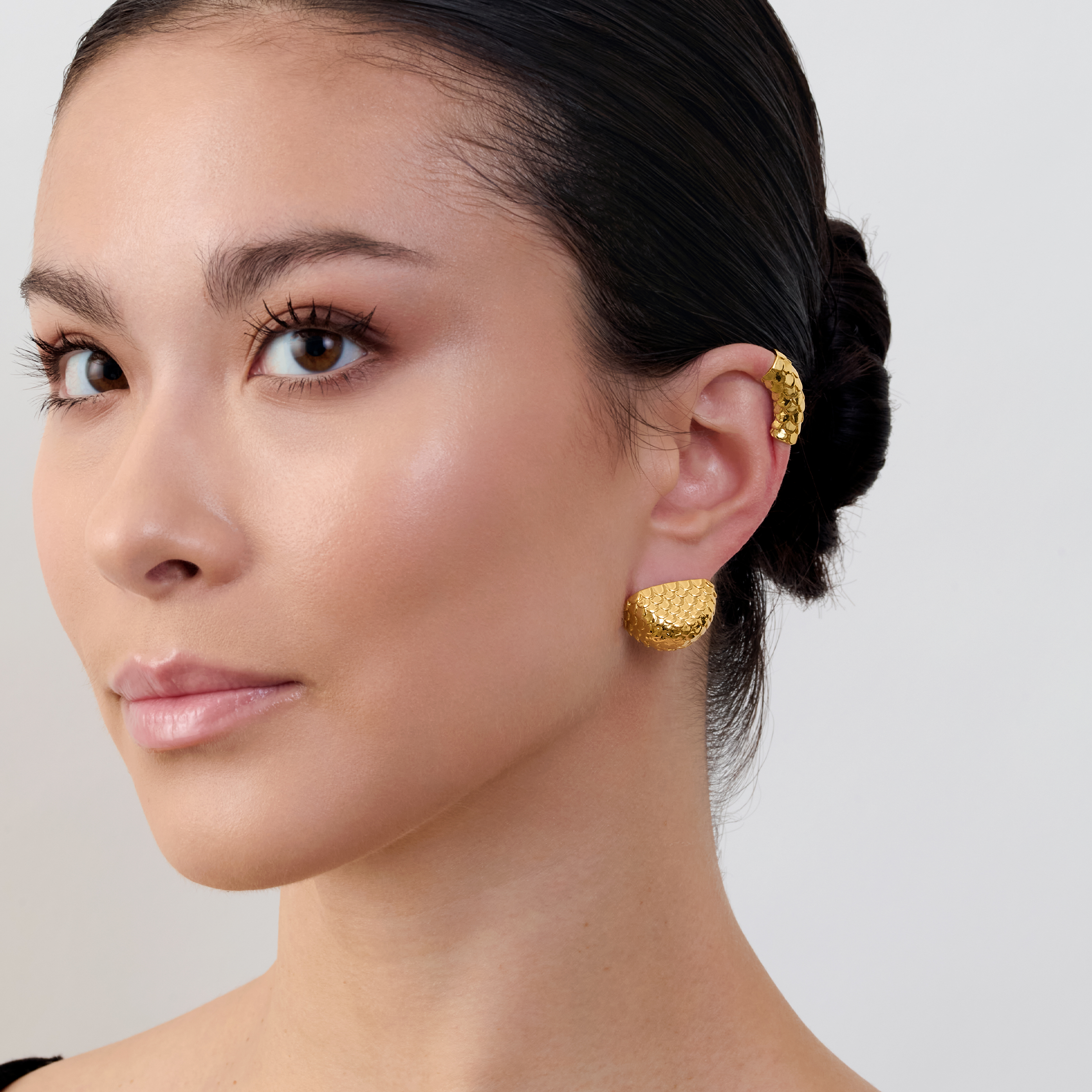 Snake Skin Ear Lobe Cuff