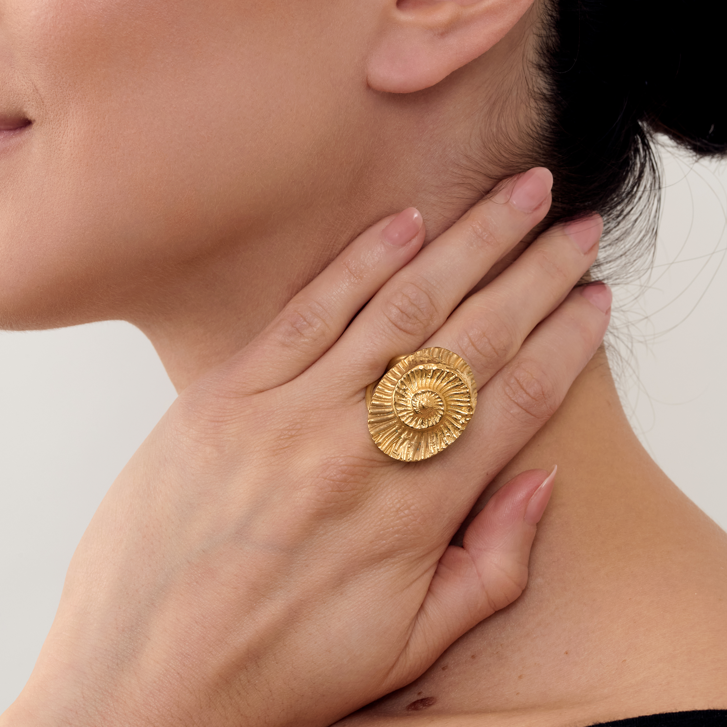 Ammonite Fossil Ring