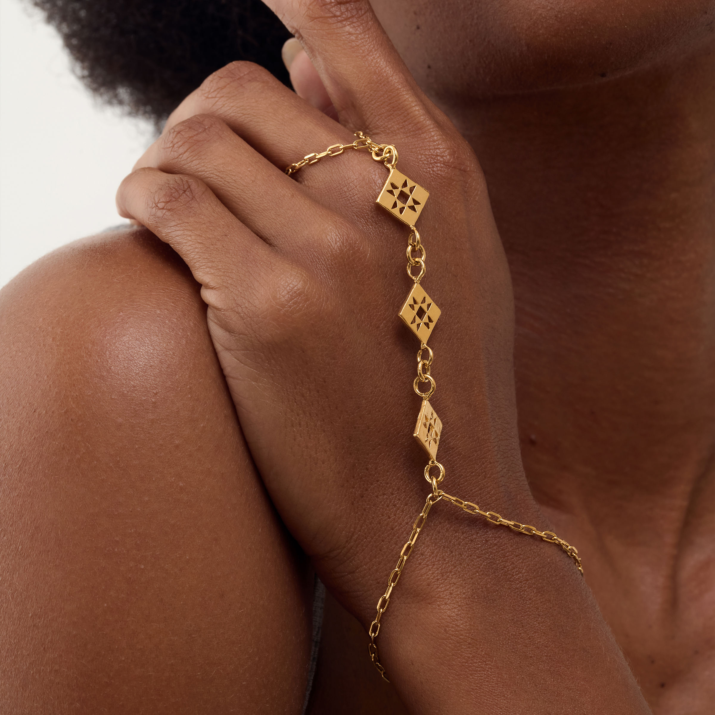 Quilt Square Hand Chain