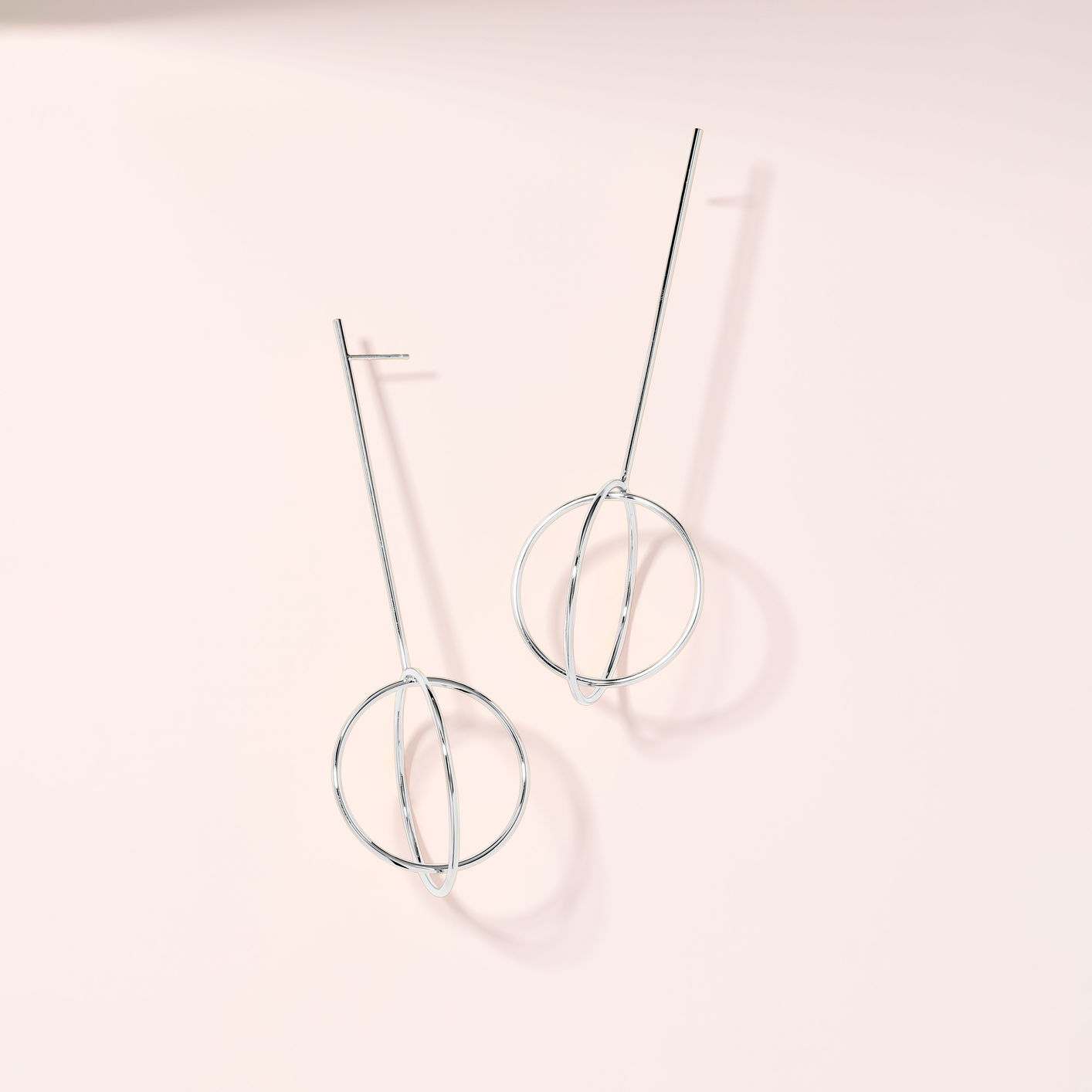 Drop Sphere Earrings
