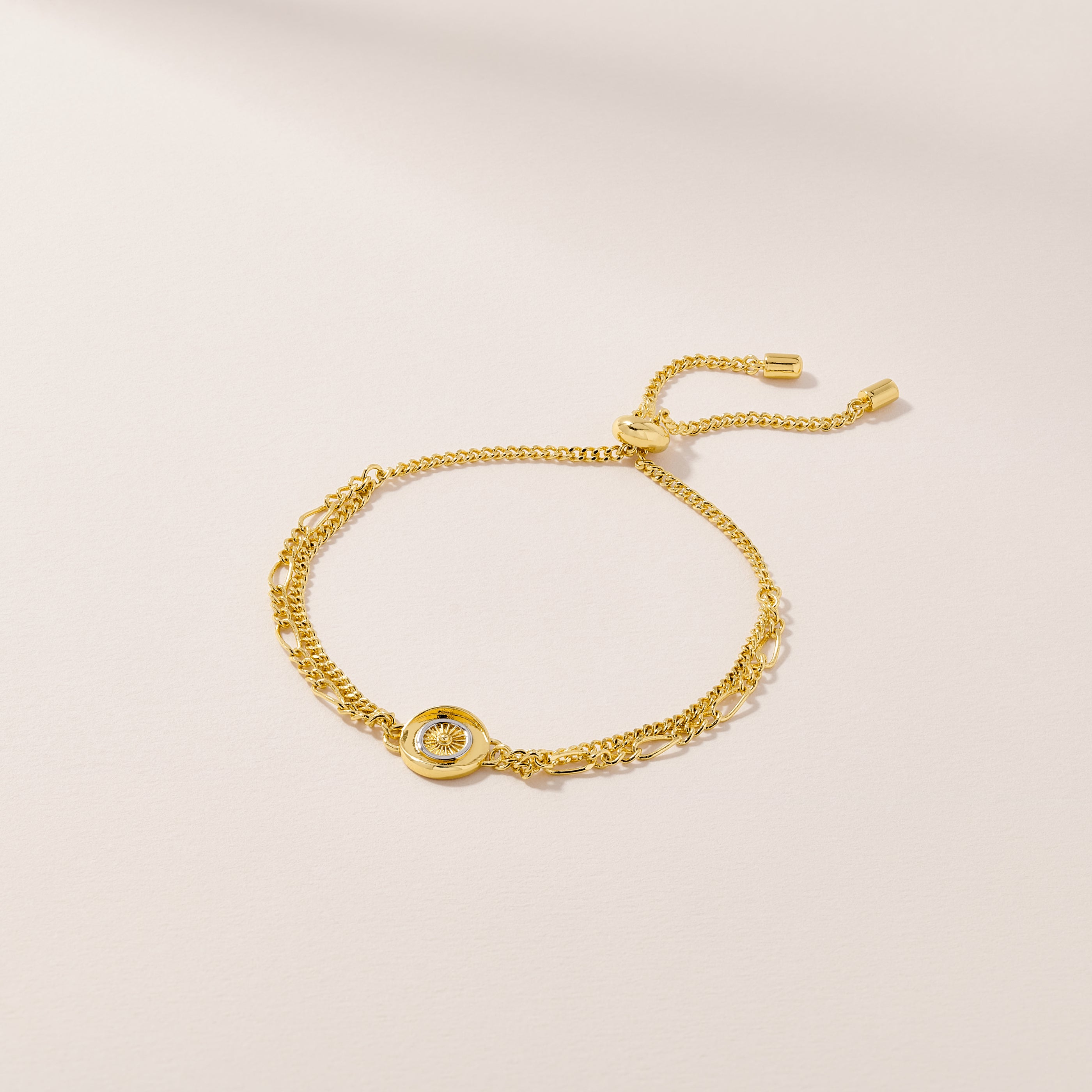 Evil Eye Charm Adjustable Bracelet
