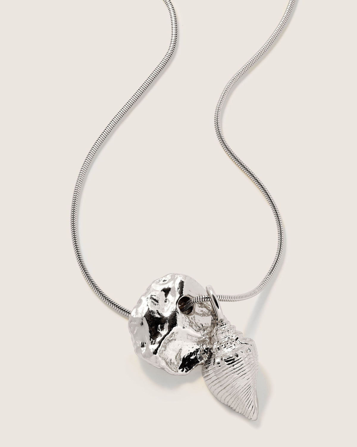 Whisper & Hag Stone Necklace