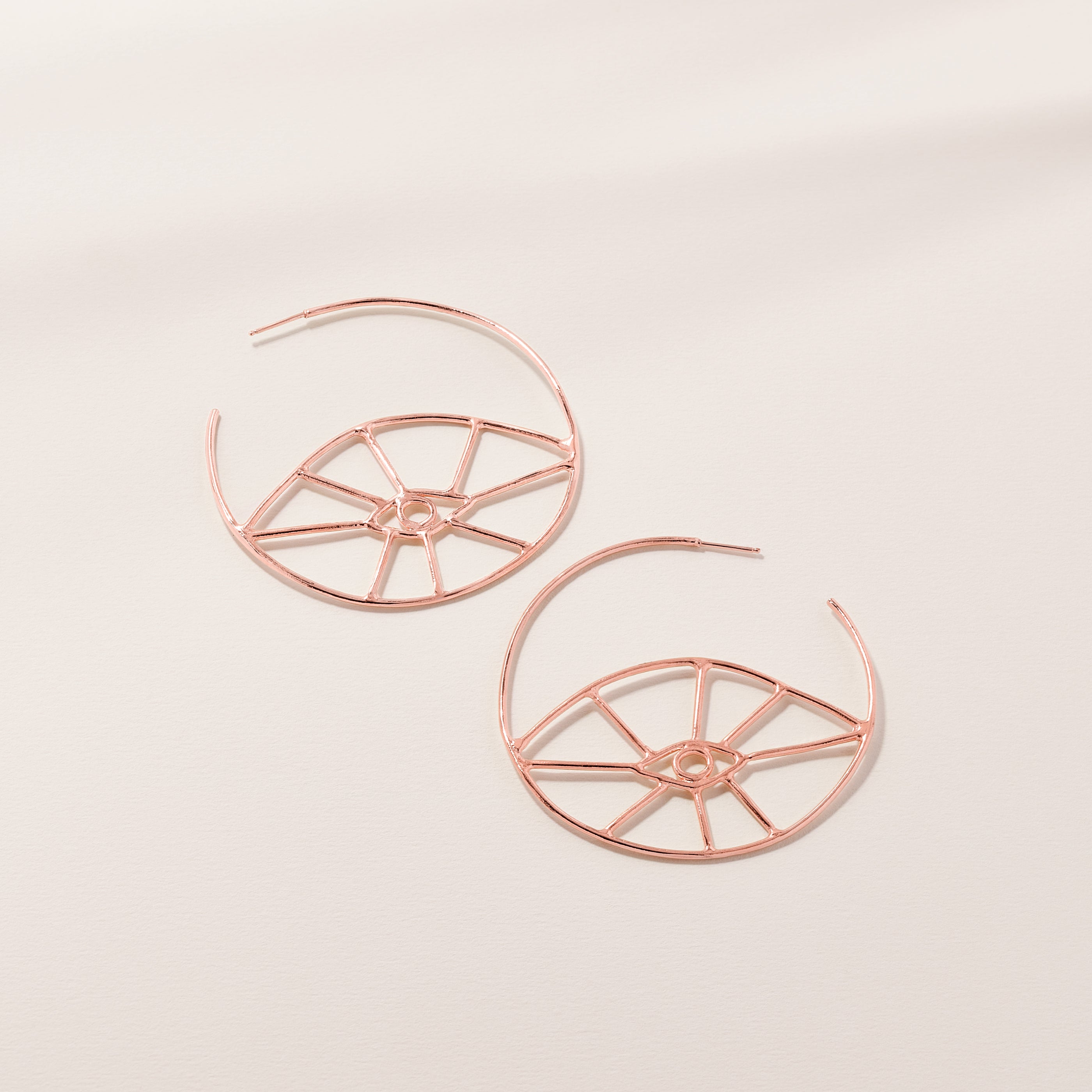 Fortuna Eye Hoop Earring