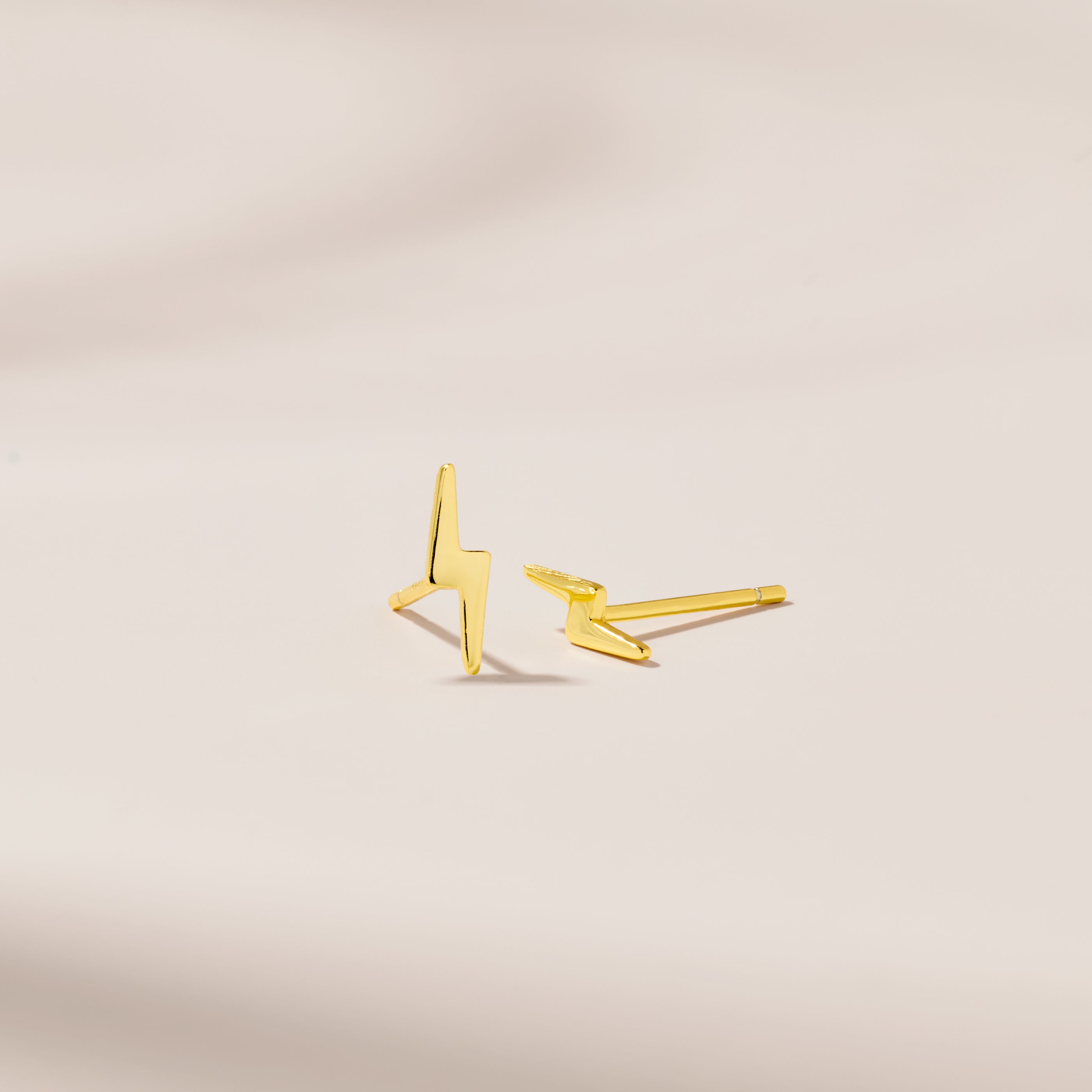Lightning Bolt Stud Earrings