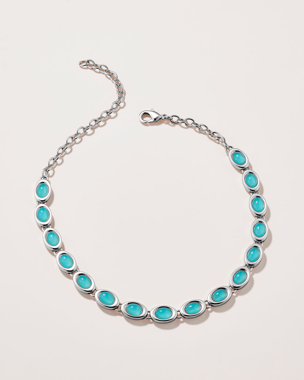 Egg Tennis Necklace