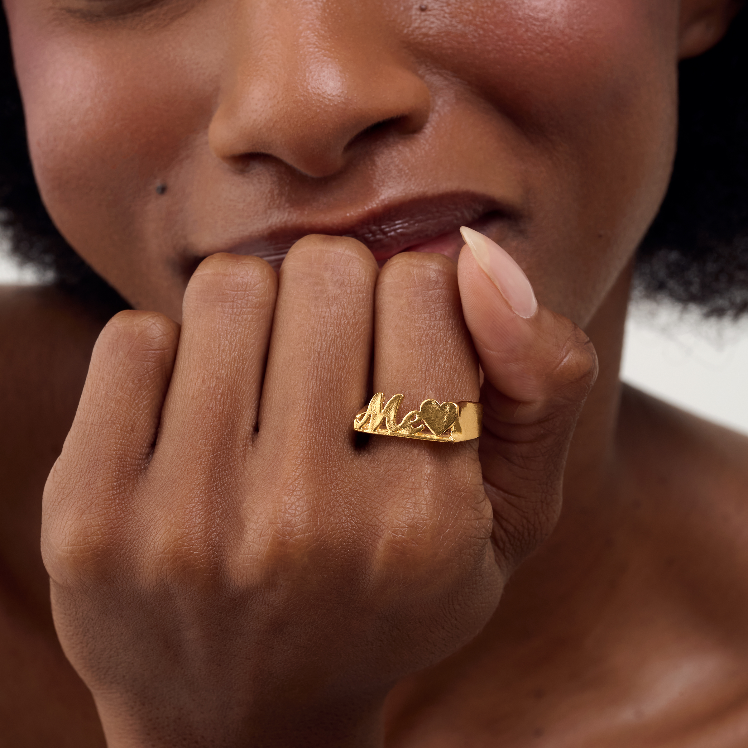 I Choose Me Nameplate Ring